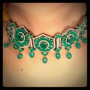 Vintage Emerald choker